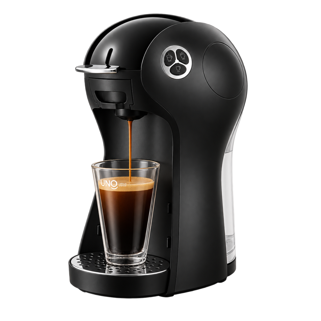 Espressor cu capsule KUP, compatibil cu capsulele sistemului Dolce Gusto®