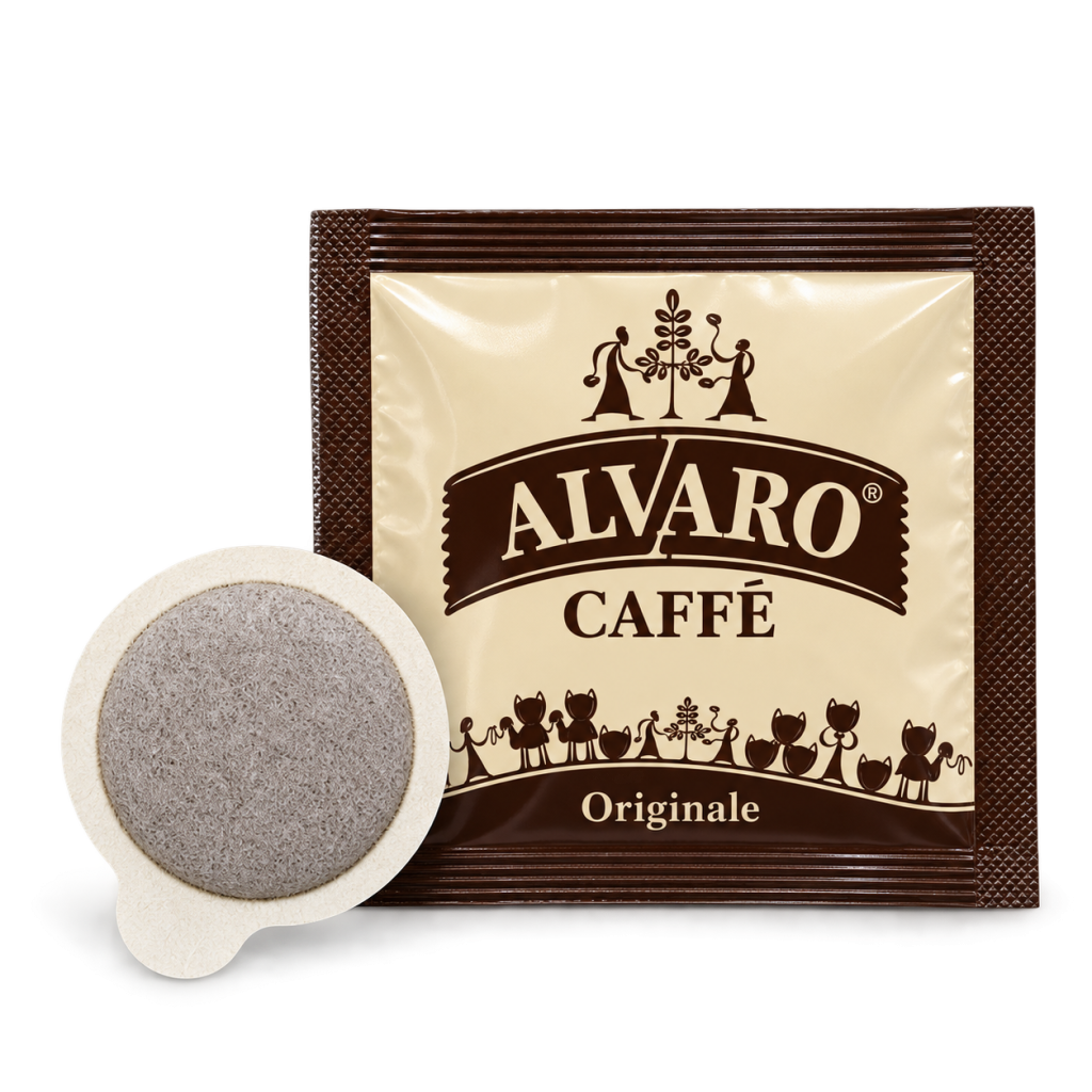 Cafea măcinată în paduri E.S.E. POD ALVARO CAFFÈ ORIGINALE, 7 g