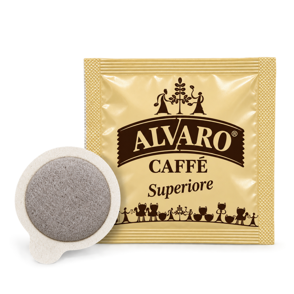 Cafea măcinată în paduri E.S.E. POD ALVARO CAFFÈ SUPERIORE, 7 g